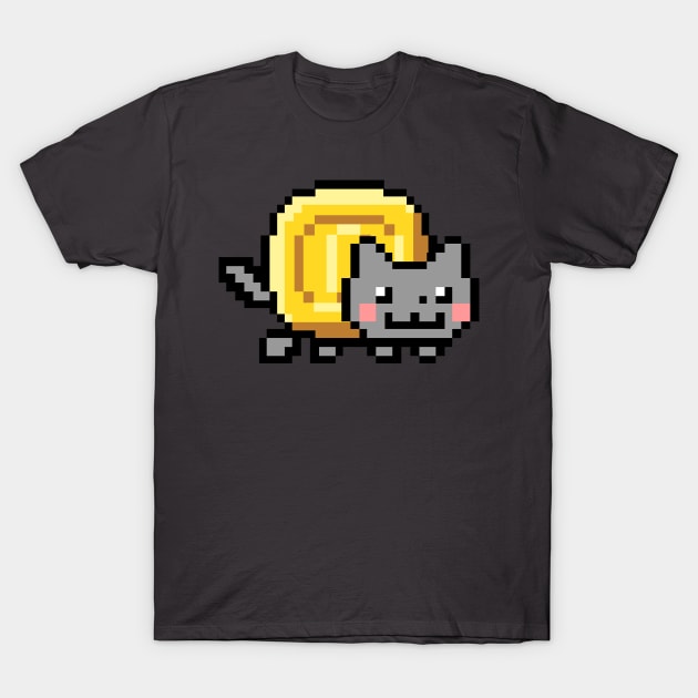 Nyancoin (NYAN) Cryptocurrency T-Shirt by cryptogeek
